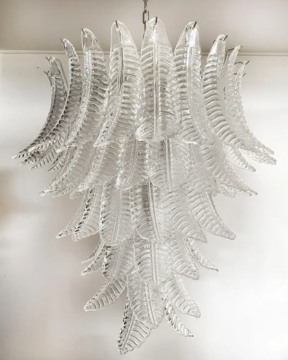 Palm Leaf Murano Chandelier