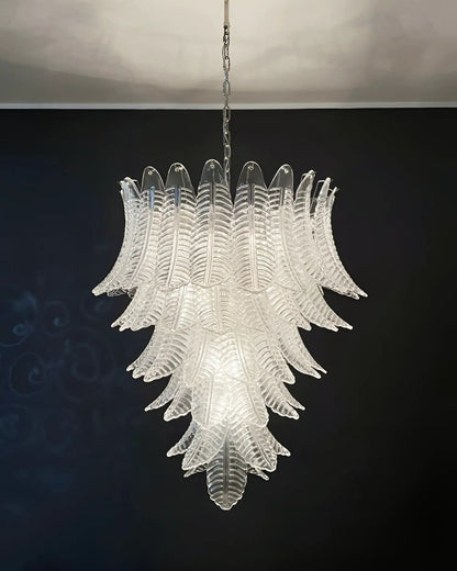 Palm Leaf Murano Chandelier