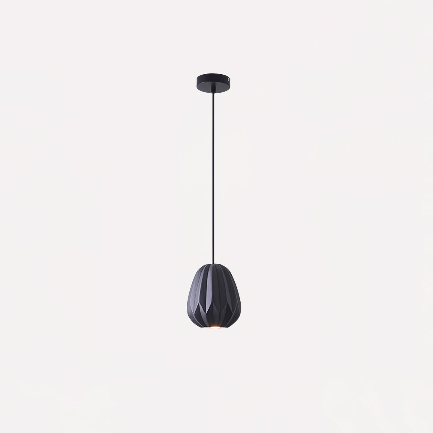 Papaya Resin Pendant Lamp