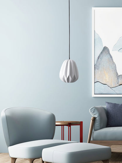 Papaya Resin Pendant Lamp