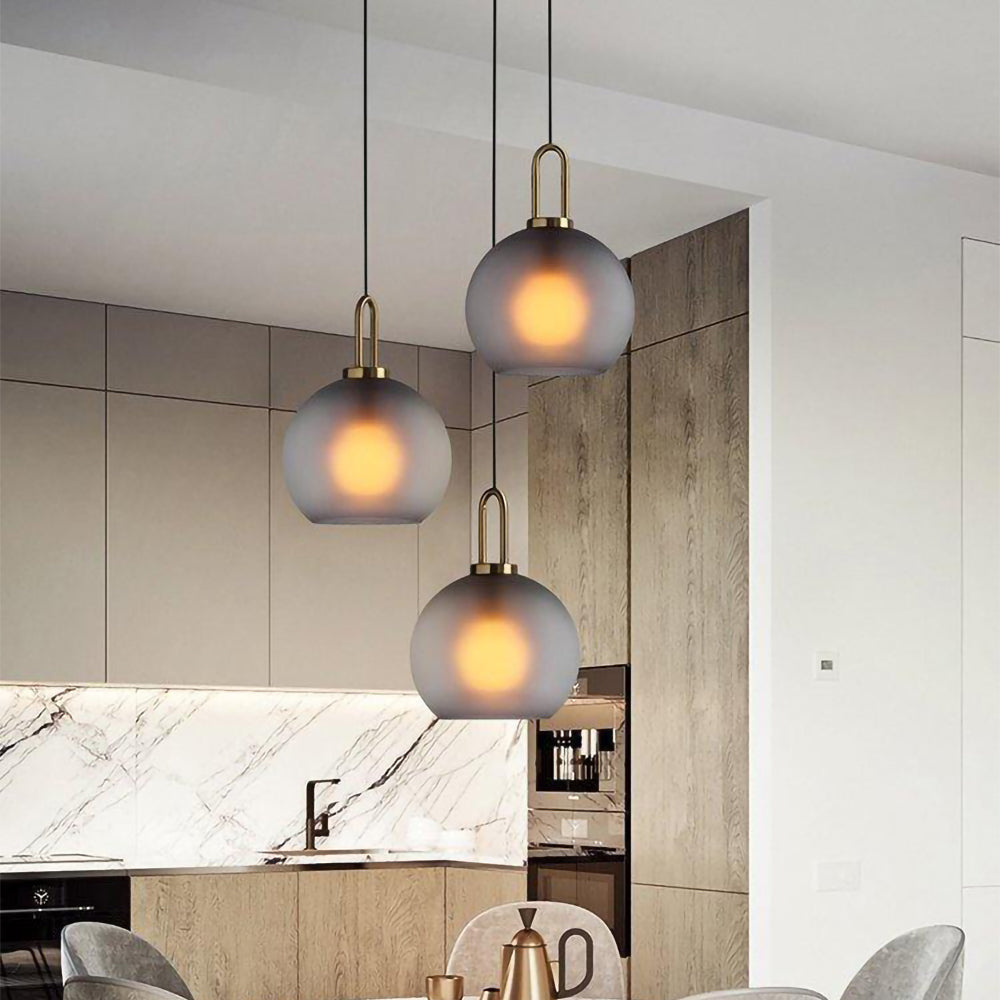 Pendulum Glass Swag Lights