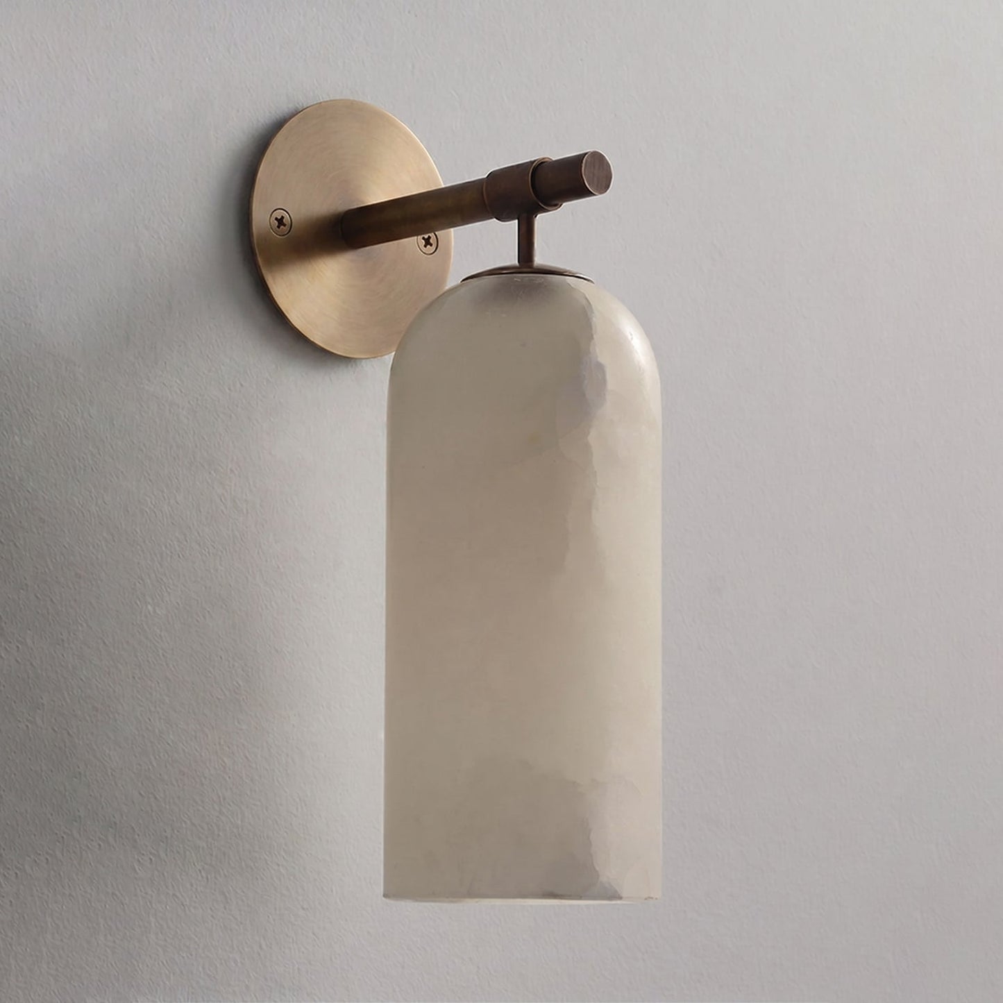 Pillar wall sconce — nickel finish | Casa Norex