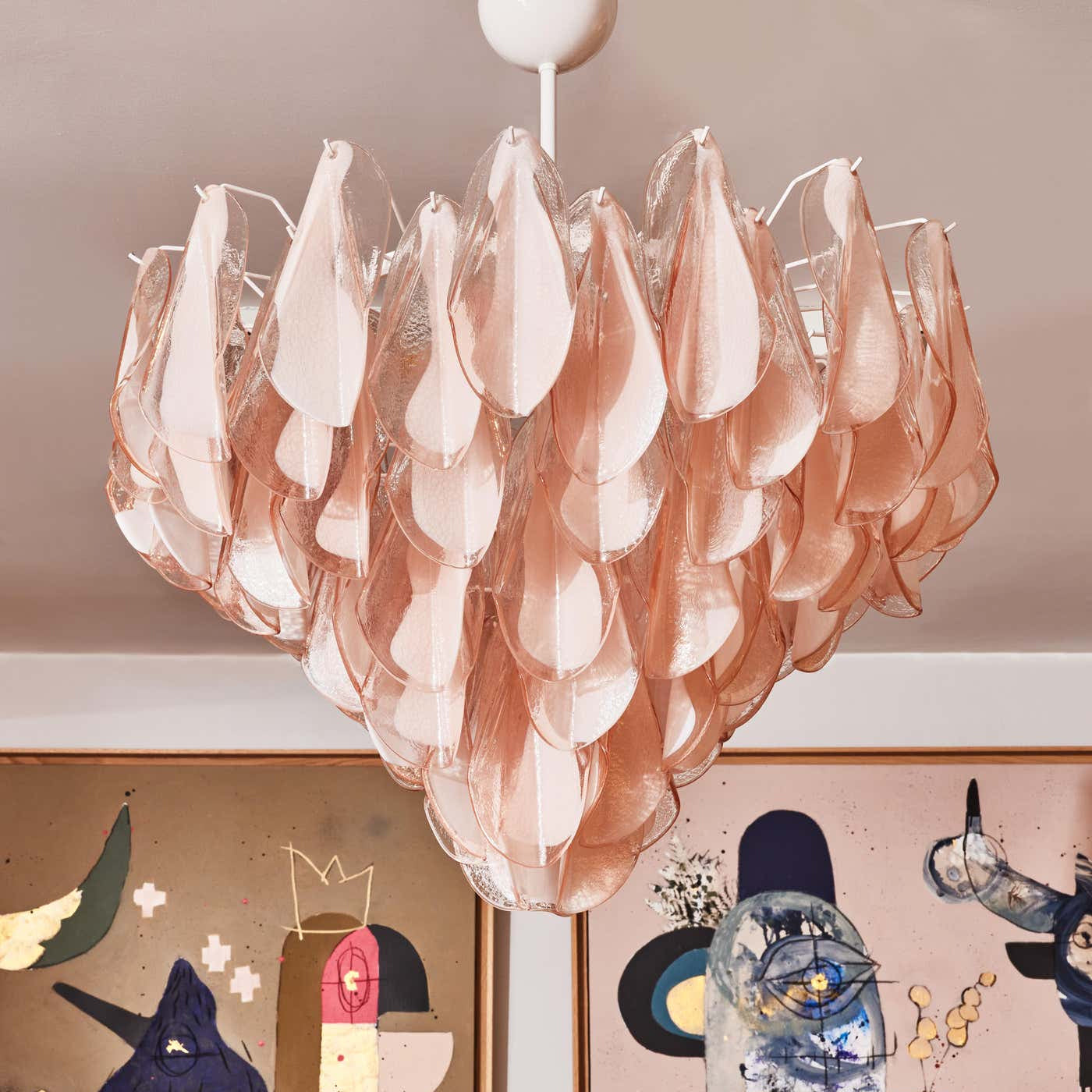 Verona Pink Chandelier