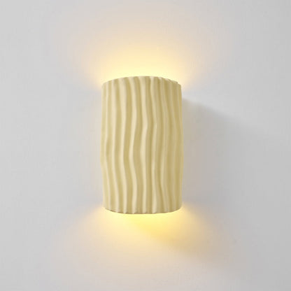 Pleated Resin Wall Lamp