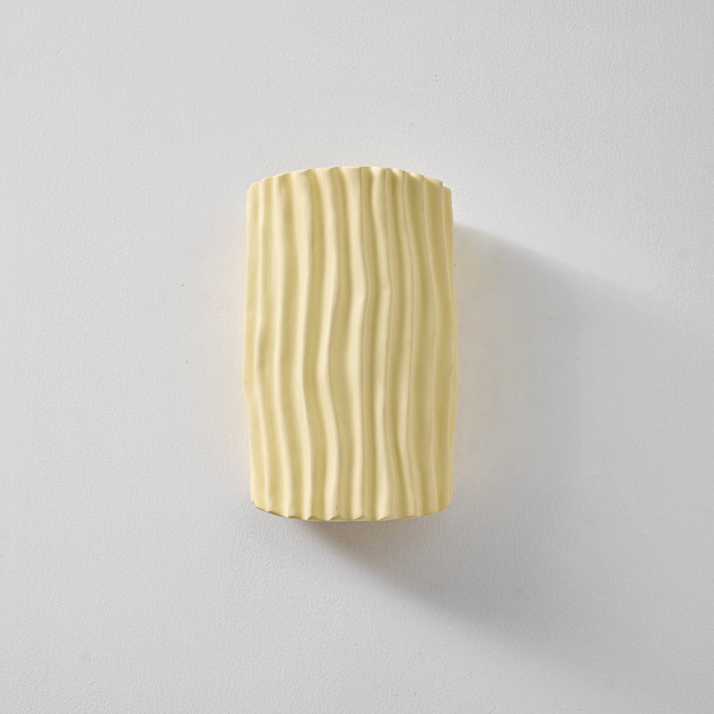 Pleated Resin Wall Lamp