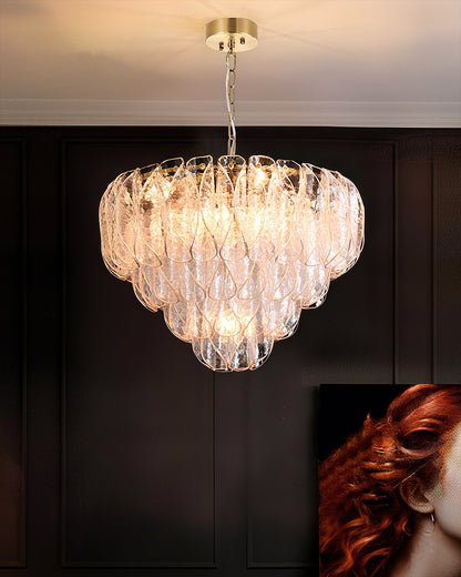 Poliedri Glass Chandelier