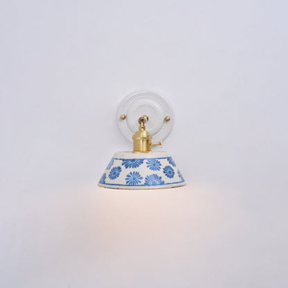 Porcelain Indigo Wall Lamp