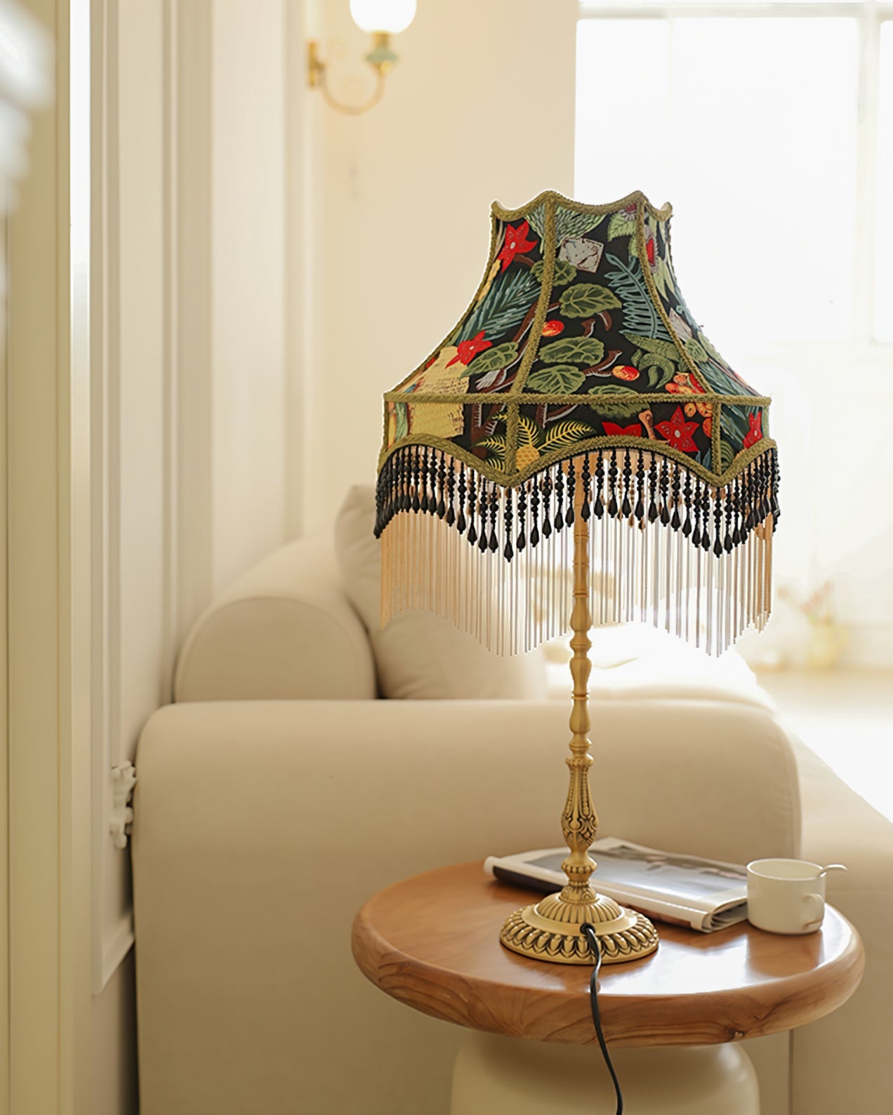 Retro Peony Table Light