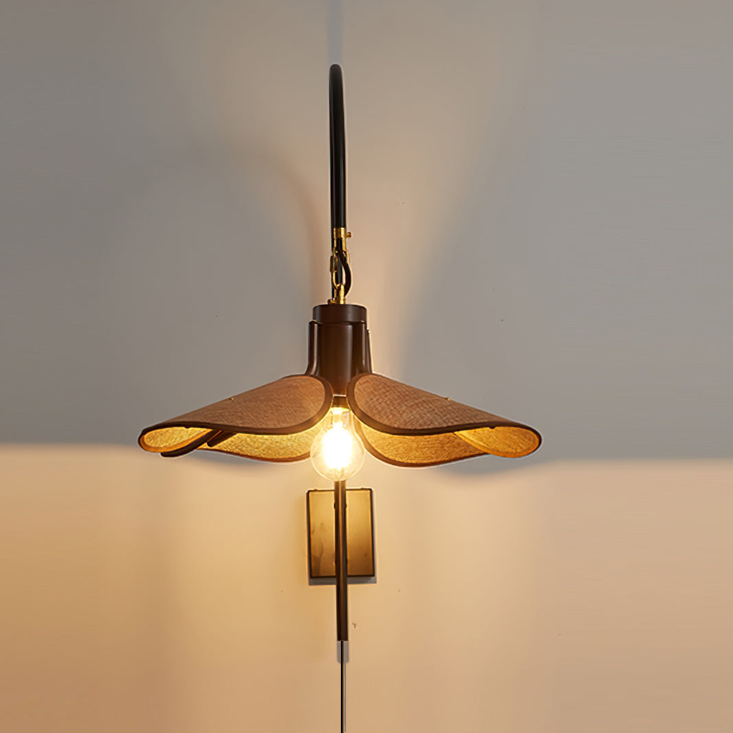 Riankh wall lamp dark brown finish variant - Casa Norex