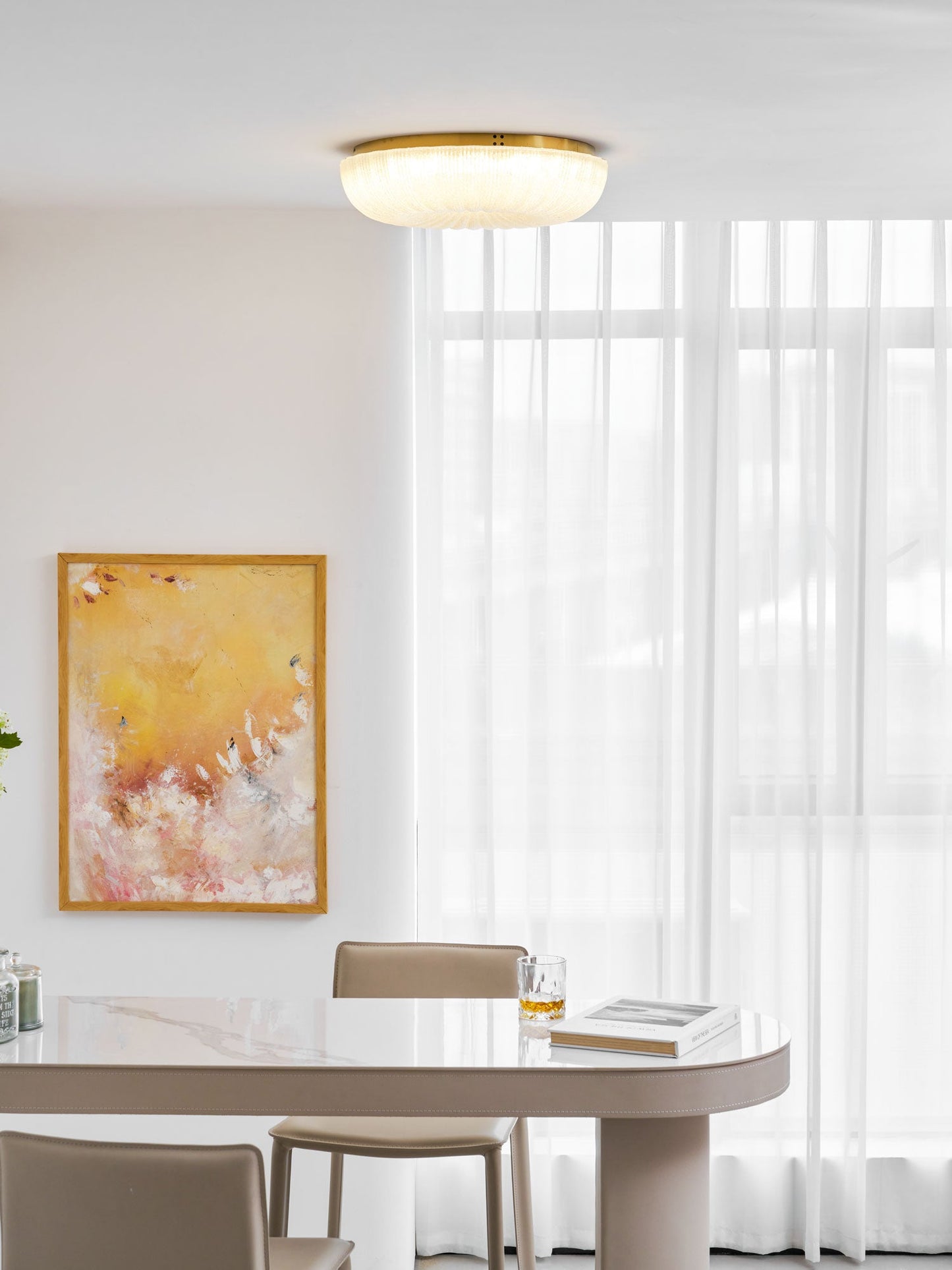 Ripple Glass Ceiling Light