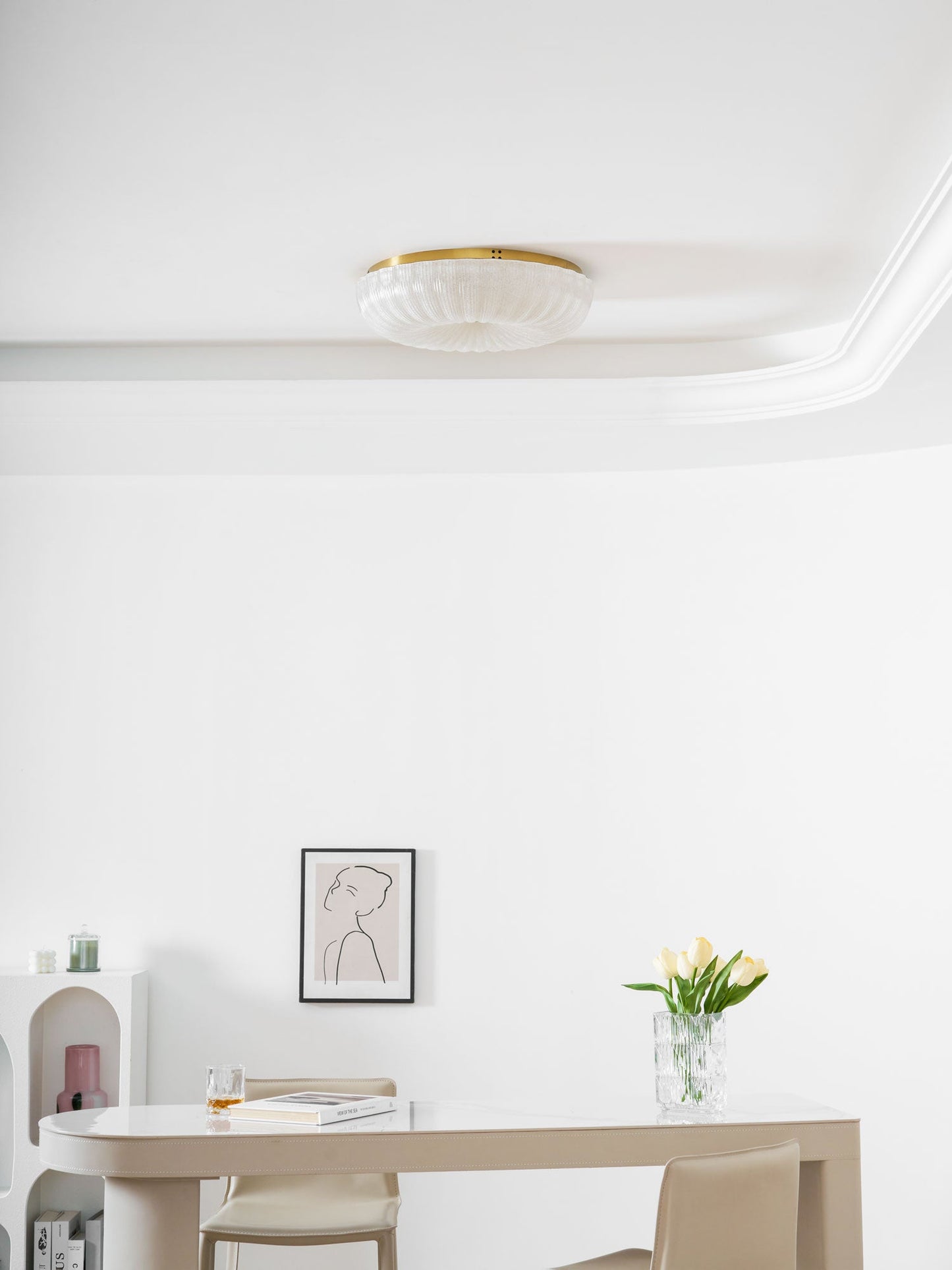 Ripple Glass Ceiling Light
