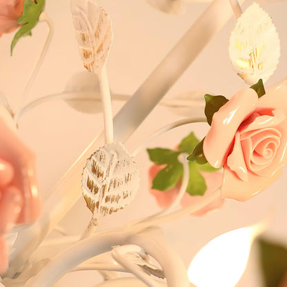 Rose Flowers Chandelier