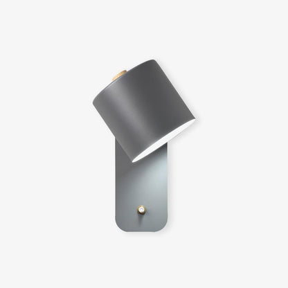 Rotatable cylinder wall lamp — green finish | Casa Norex