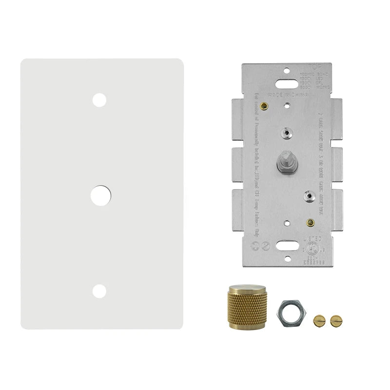 Rotary Knob Brass Dimmer Switch