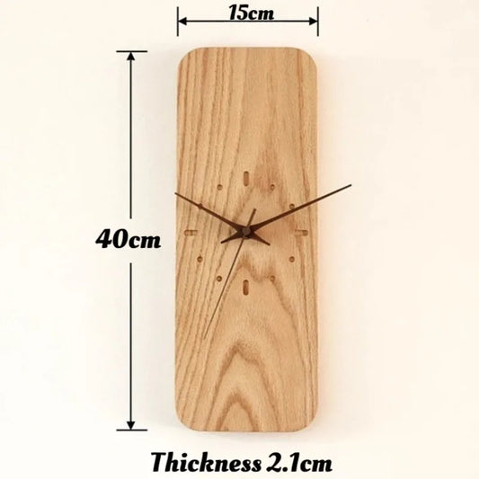 Numberless Wood Wall Clock — needle-only bamboo dial | Casa Norex