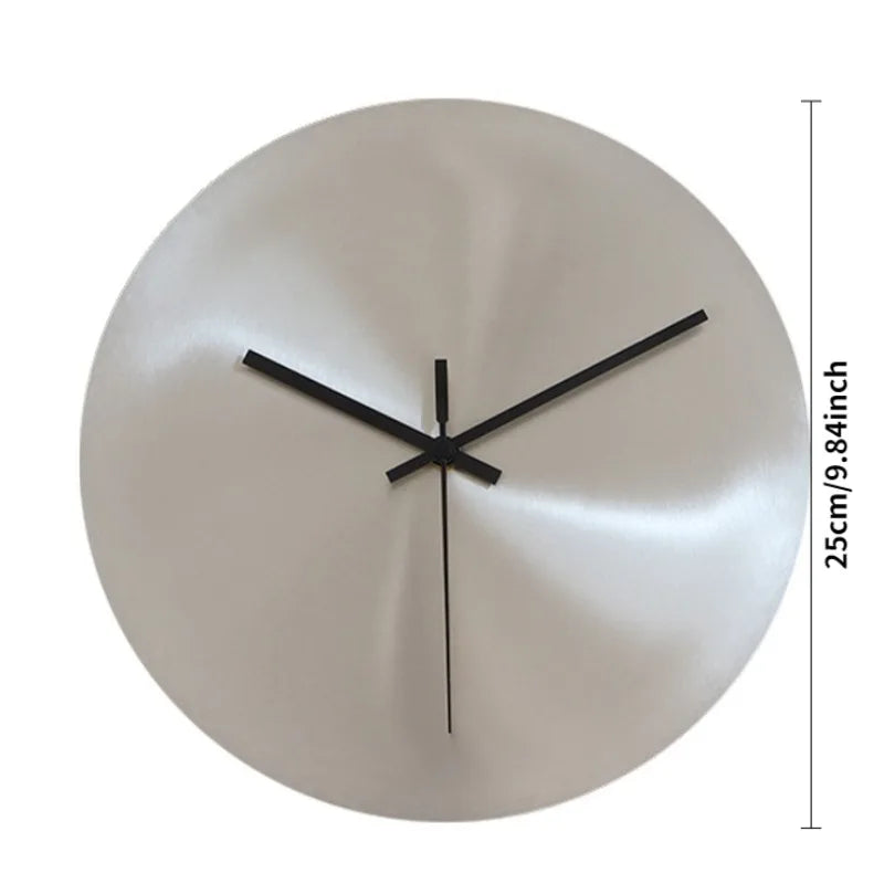 Ultra-Thin Metal Wall Clock — 2.5cm bell-shaped body | Casa Norex