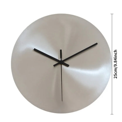 Ultra-Thin Metal Wall Clock — 2.5cm bell-shaped body | Casa Norex