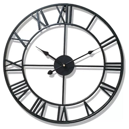Roman Numeral Wall Clock Retro Gold finish close-up | Casa Norex