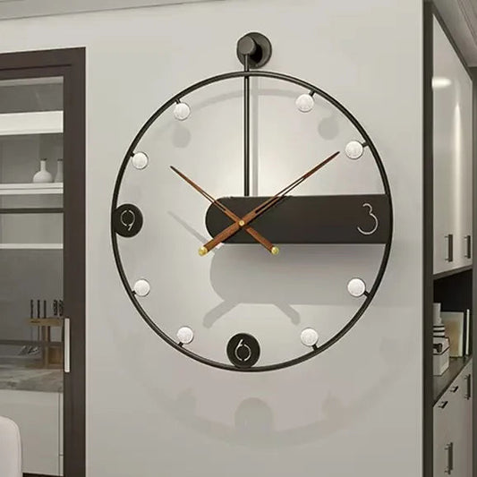 Minimalist vintage wall clock, 50×60cm size | Casa Norex