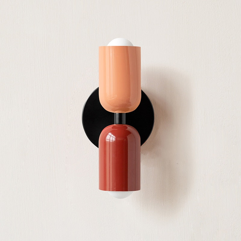 Dual-bulb wall sconce wall-mount installation view — Casa Norex