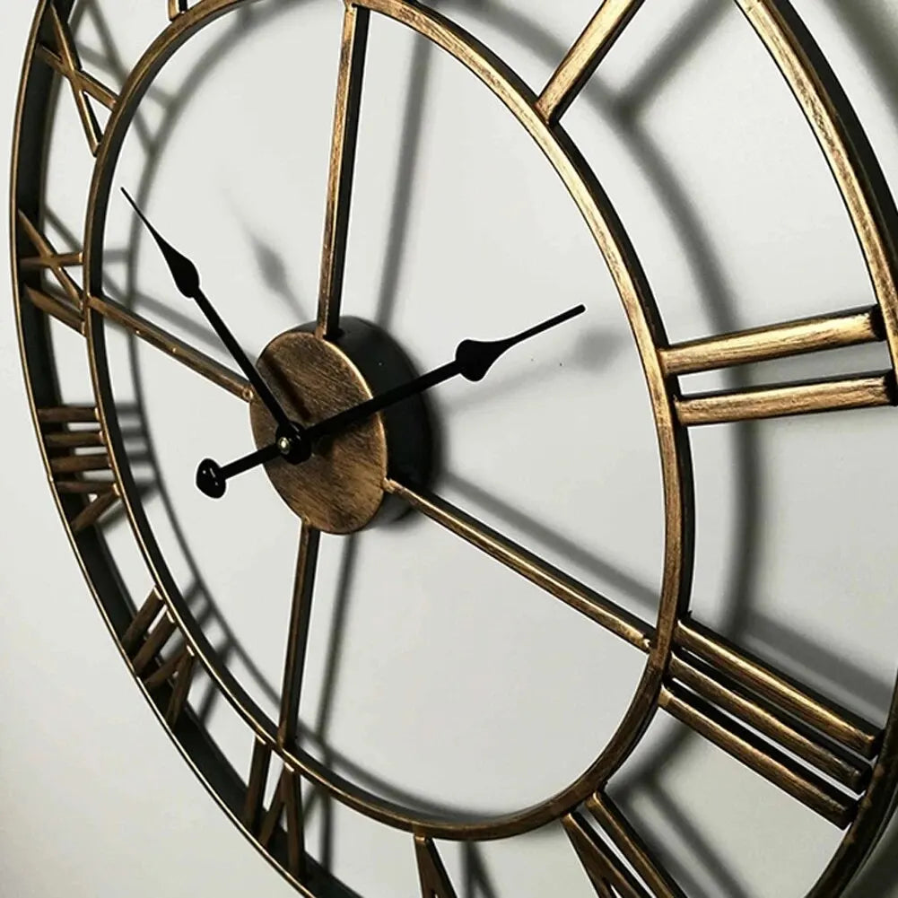Roman Numeral Wall Clock packaging detail — Casa Norex