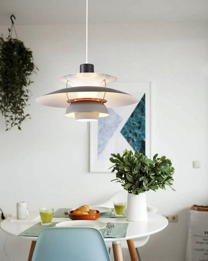 Colorful Layered Pendant Lights