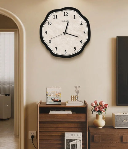 Wavy Edge Wall Clock packaging detail — Casa Norex