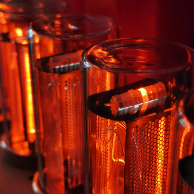 LED Vacuum-Tube Desk Clock
