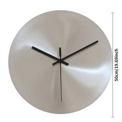 Ultra-Thin Metal Wall Clock 14 inch size detail | Casa Norex