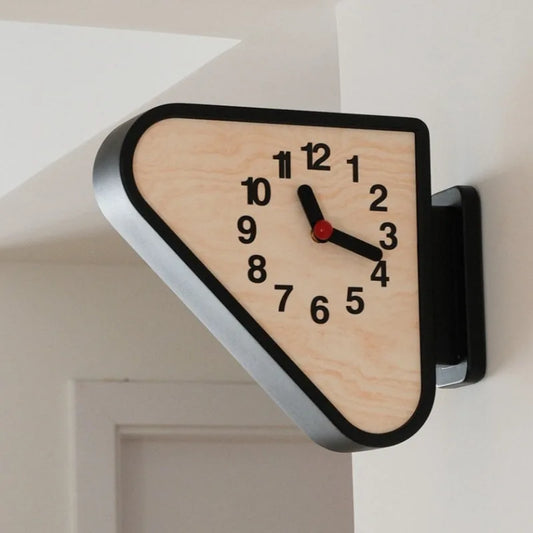 Triangular Corner Wall Clock style variant 8 | Casa Norex