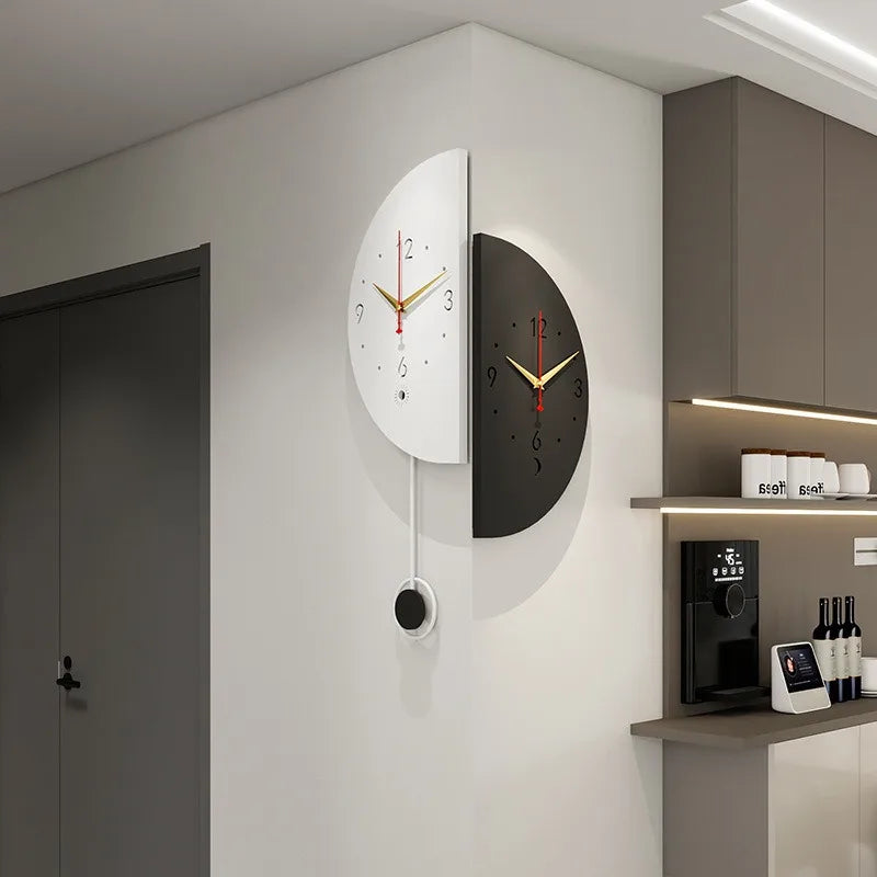 Voice-Activated Corner Wall Clock standard version, no light — Casa Norex