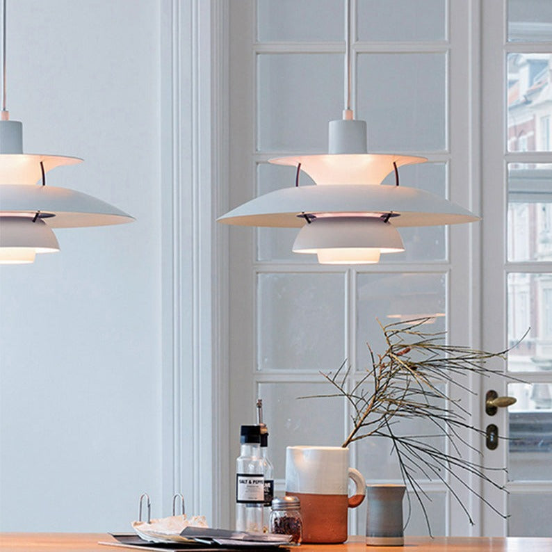Colorful Layered Pendant Lights