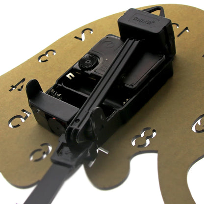Cat & Mouse Pendulum Wall Clock rear-hook mounting hardware | Casa Norex