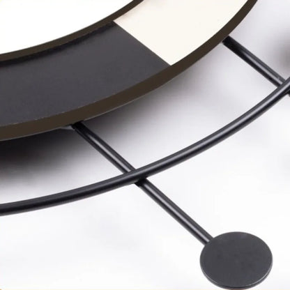 Metal & Wood Wall Clock packaging detail — Casa Norex