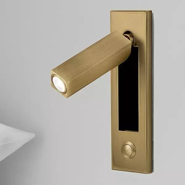 Cree LED recessed wall reading light — die-cast aluminum with push switch | Casa Norex
