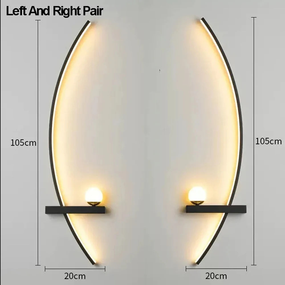 Close-up of frosted silicone C-curve shade on Crescent wall sconce | Casa Norex