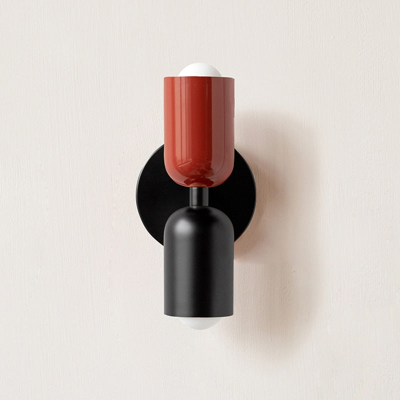 Dual-bulb wall sconce full color combination lineup — Casa Norex