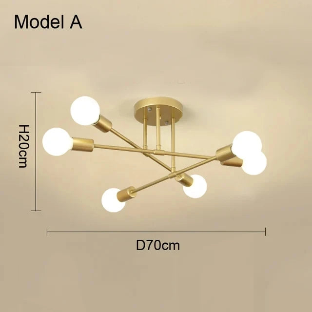 Nordic pendant light in bedroom setting — modern ceiling lamp | Casa Norex