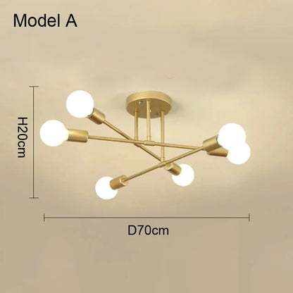 Nordic pendant light in bedroom setting — modern ceiling lamp | Casa Norex