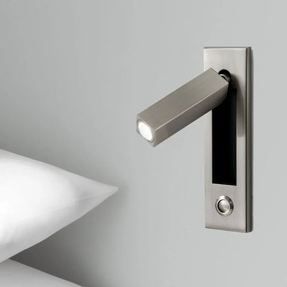 Cree LED wall light Black Brass finish detail — Casa Norex