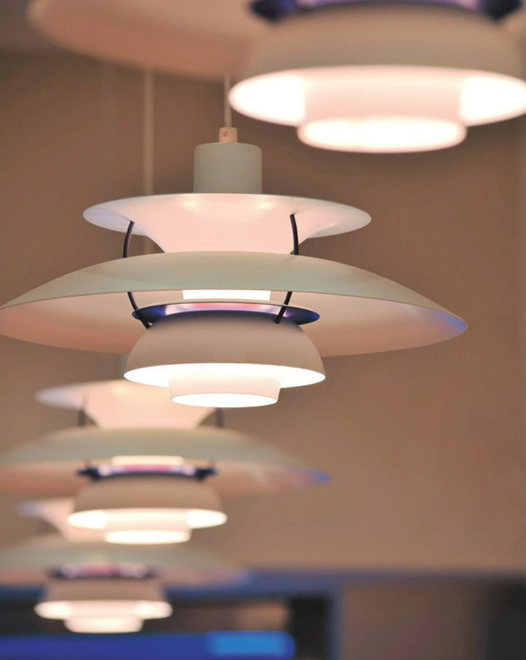 Colorful Layered Pendant Lights