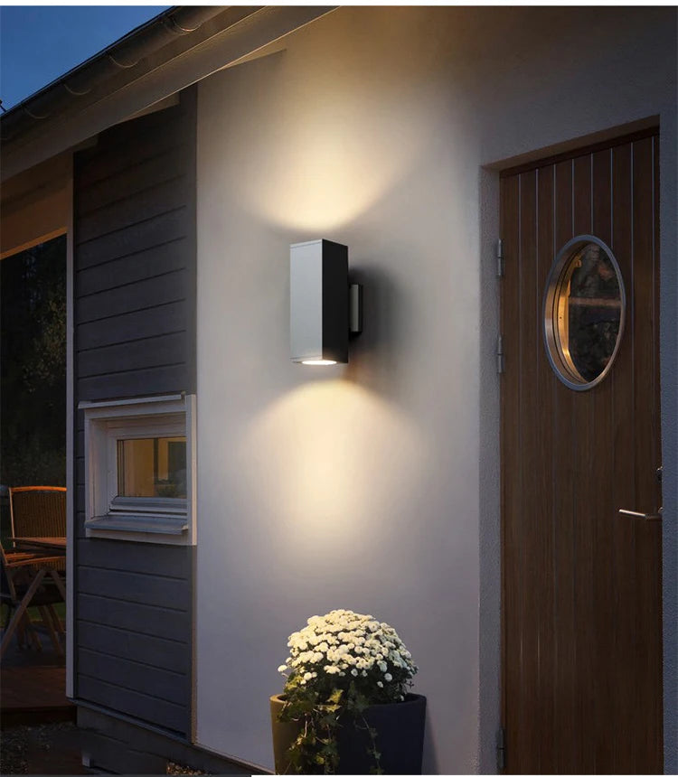 Rear view of outdoor wall light mounting plate | Casa Norex
