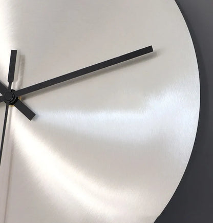 Ultra-Thin Metal Wall Clock hallway setting — Casa Norex
