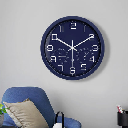 Temperature Humidity Wall Clock thermometer needle detail | Casa Norex