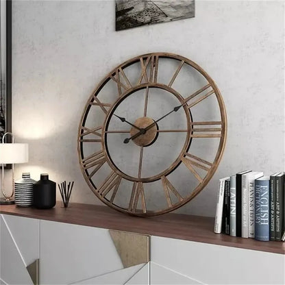 Roman Numeral Wall Clock rear mounting hardware — Casa Norex
