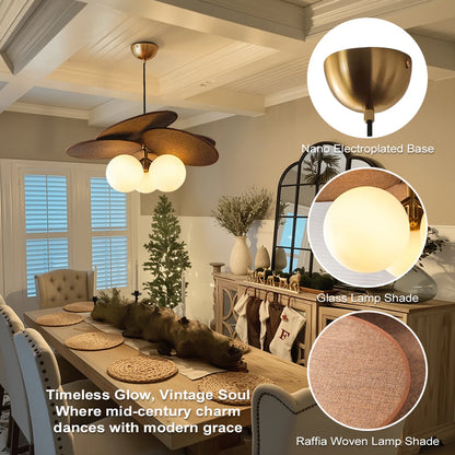 Marlowe Chandelier 3-color adjustable light effect — Casa Norex