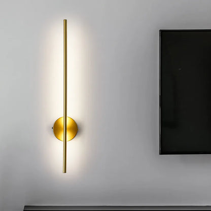 Wall sconce black finish alternate angle — dimmable LED | Casa Norex