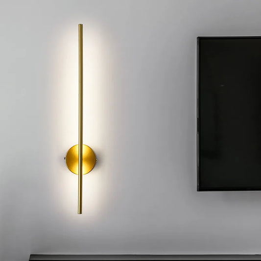 Wall sconce black finish alternate angle — dimmable LED | Casa Norex