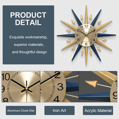Northern Star Metal Wall Clock