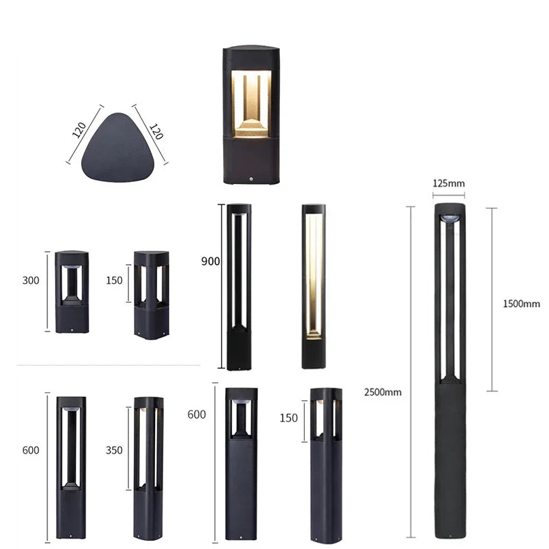 Bollard light CRI 70+ LED output detail | Casa Norex
